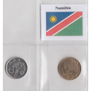 NAMIBIA set composto da 2 monete anni misti Spl+
